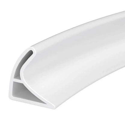 1/3M Silicone Shower Water Barrier - Self-Adhesive Folding Edge Strip for Bathroom Wet-Dry Separation
