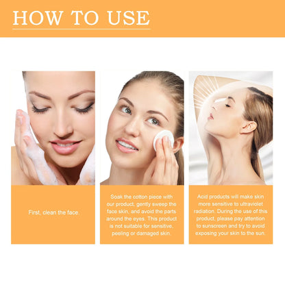 100ML Glycolic Acid Toner – Ordinary Acne Remover, Lifting & Firming, Wrinkle Reduction, Glowing Facial Skincare Gift