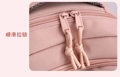 Girls’ School Backpack | Purple & Pink Large Capacity Bookbag for Kids, Primary Students Gift