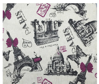 African Ankara Cotton Fabric - World Map Print for Sewing, Tablecloths, Pillows, Bags & Curtains