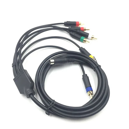 SEGA Saturn RGB/RGBS RCA Composite AV Cable for PVM BVM NEC XM Scalers BNC RGB+Sync Retro Gaming Video Connection Cable