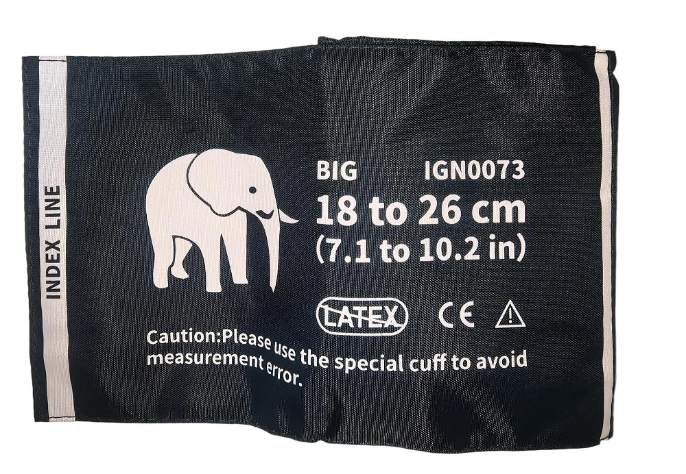 CONTEC 08A Veterinary Blood Pressure Monitor Accessories — Animal Cuffs, Clip SpO2 Probe, Charger Adapter, and Plastic Connector