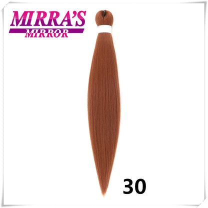 Purple Pre-Stretched Yaki Hair Extensions – Soft Synthetic Jumbo Braids for DIY Ponytail in Pink, Grey, Orange, Red & Blue