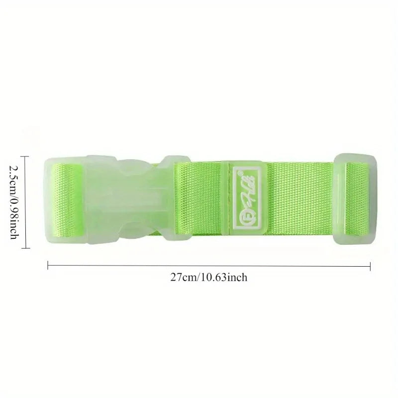 Adjustable Luggage Straps – 1/2/3/5/7PCS Portable Nylon Suitcase Belts with Hanging Buckle & Lock Hooks