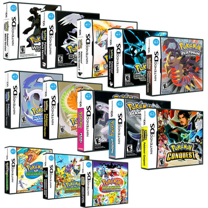 DS R4 Game Card — Pokémon Gold, Heart, Silver, Soul, Platinum English Version for DS, 3DS, NDSi & NDS Lite