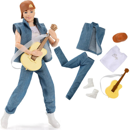 NK Mix 12" Fashion Doll Shoes & Clothes — Casual Leather Sneakers, Boots & Slippers for Boy & Princess Dolls