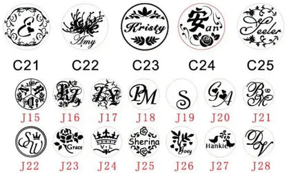 Custom Brass Wax Seal Stamp with 2 Initials & Wreath – Vintage Reusable DIY Wedding & Letter Stamp with Free Engraving