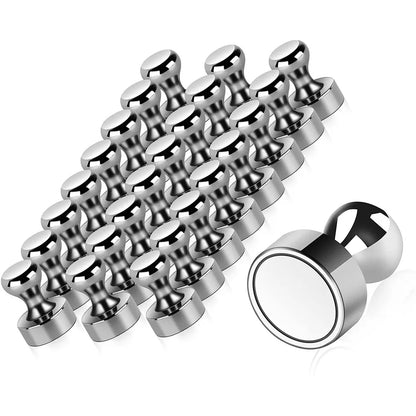 10/20pcs Neodymium Magnetic Pins - Strong Cone Board & Fridge Magnets for Home, Office & Storage