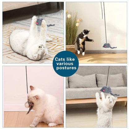 Door Hanging Cat Toy - Interactive Stress Relief Hanging Toy for Kittens & Cats