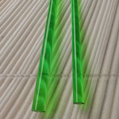 30-Piece Acrylic Dowel Rod Set - 76mm Clear Colorful Light Board Sticks for Kids