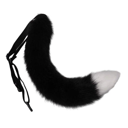Fluffy Cat Tail - Soft Faux Fur Adjustable Cosplay Costume Accessory