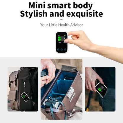 Mini CO Detector - Portable Rechargeable Carbon Monoxide & Air Quality Monitor with Temperature and Humidity Meter