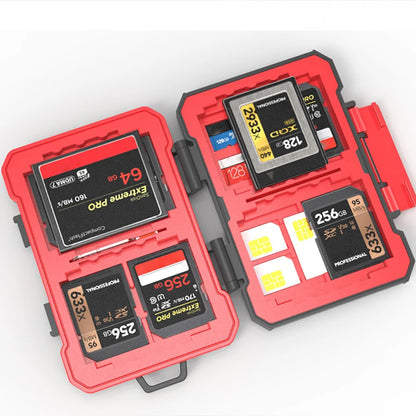 Desional E8 CFexpress & SD Card Case – Waterproof, Anti-Drop Memory Card Storage Box for TF & Phone Cards