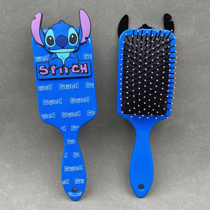 Miniso Disney Lilo & Stitch Air Cushion Massage Comb – Cartoon Stitch Hairbrush for Kids & Students