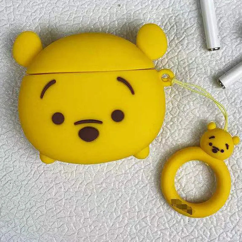 3D Cartoon Silicone Case for AirPods 1/2/3 & Pro 2 — Protective Wireless Earphone Charging Cover