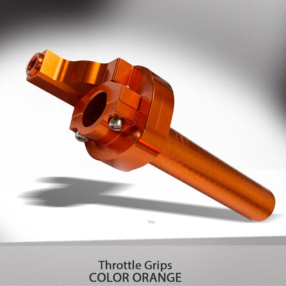 7/8" Quick Action Throttle Grip with Cable — Twist Gas Throttle Set for 50cc–150cc Motorcycle, Moped, Scooter, Bike (M10*1.5)