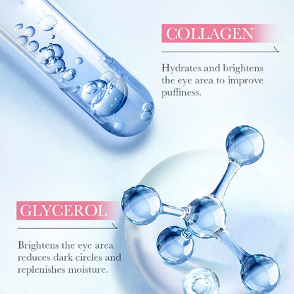 SADOER 60pcs Sakura Collagen Eye Masks — Anti-Dark Circle, Eye Bag Removal, Moisturizing & Firming Eye Patches