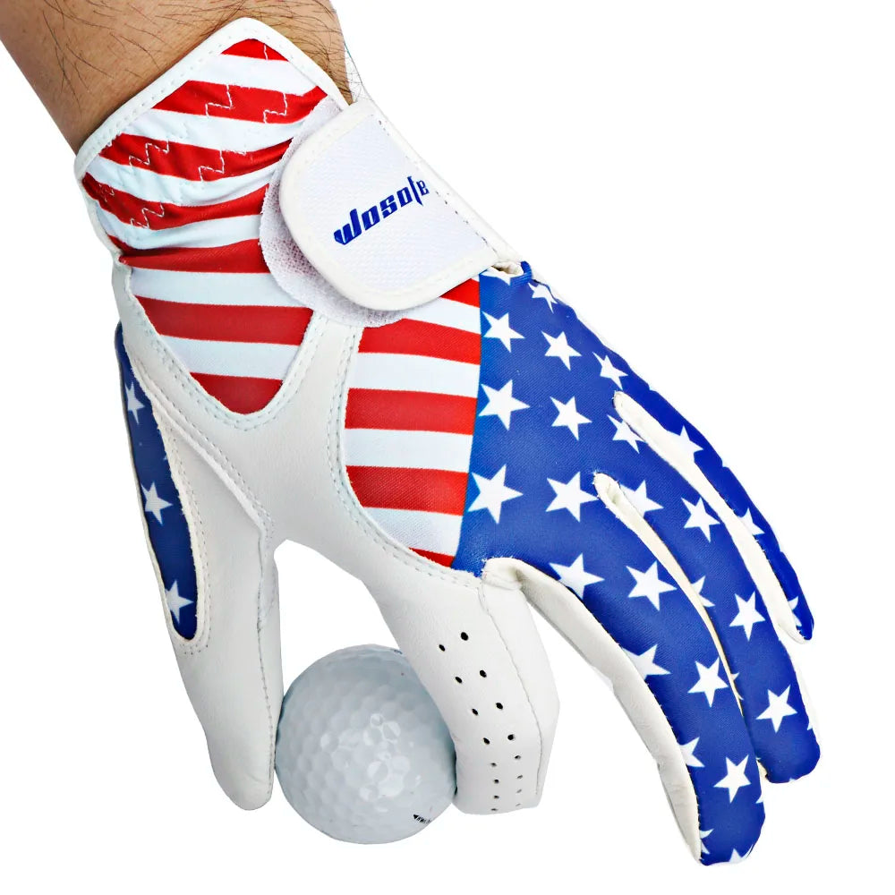 Men’s Left Hand Golf Glove – Anti-Slip Nanoscale Cloth with Breathable Airholes, All-Weather Fit