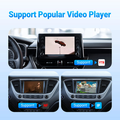 OTTOCAST P3 CarPlay AI Box – Wireless Android Auto Smart TV Adapter for Benz, Audi, Kia, Hyundai, VW, Toyota (2024)