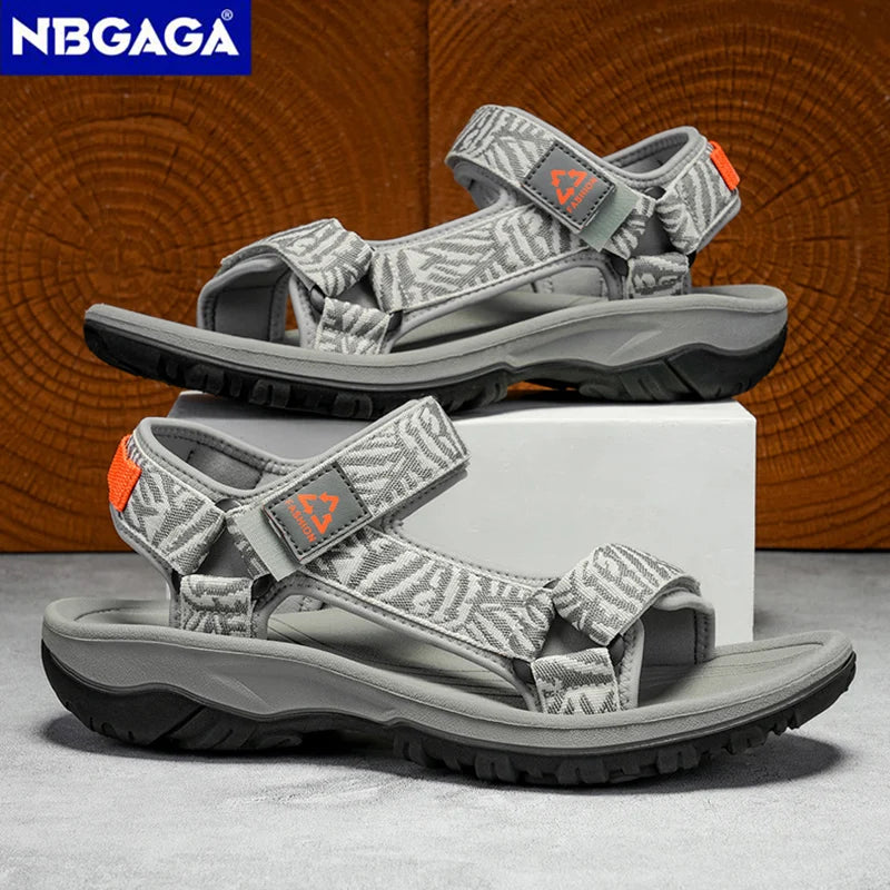 Men’s Classic Hiking Sport Sandals – Lightweight Breathable Open-Toe Beach & Travel Shoes | Comfortable Summer Walking Leisure Sandals