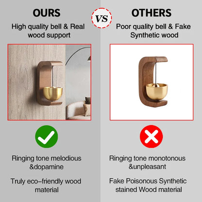 Wooden  Wind Chime Door Bell – Home & Room Decor, Front Door Reminder Bell