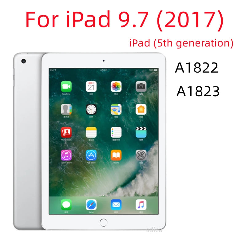 Tempered Glass Screen Protector for iPad 9.7" 2017 5th Gen & 2018 6th Gen – HD Scratch-Resistant Protective Film