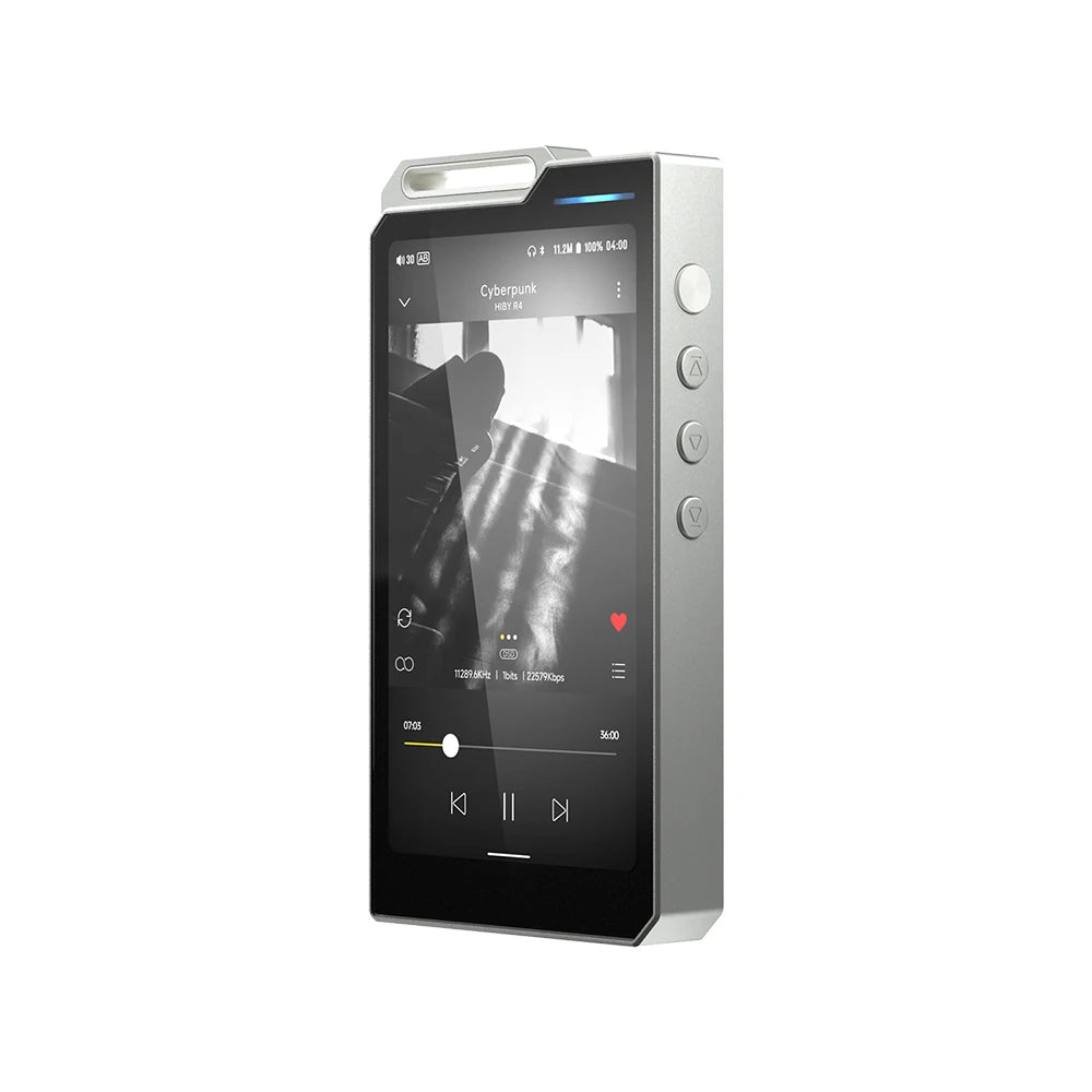 HiBy R4 HiFi Music Player - Android 12, Quad DAC, Bluetooth, WiFi, DSD256, MQA, USB DAC & Headphone Amplifier