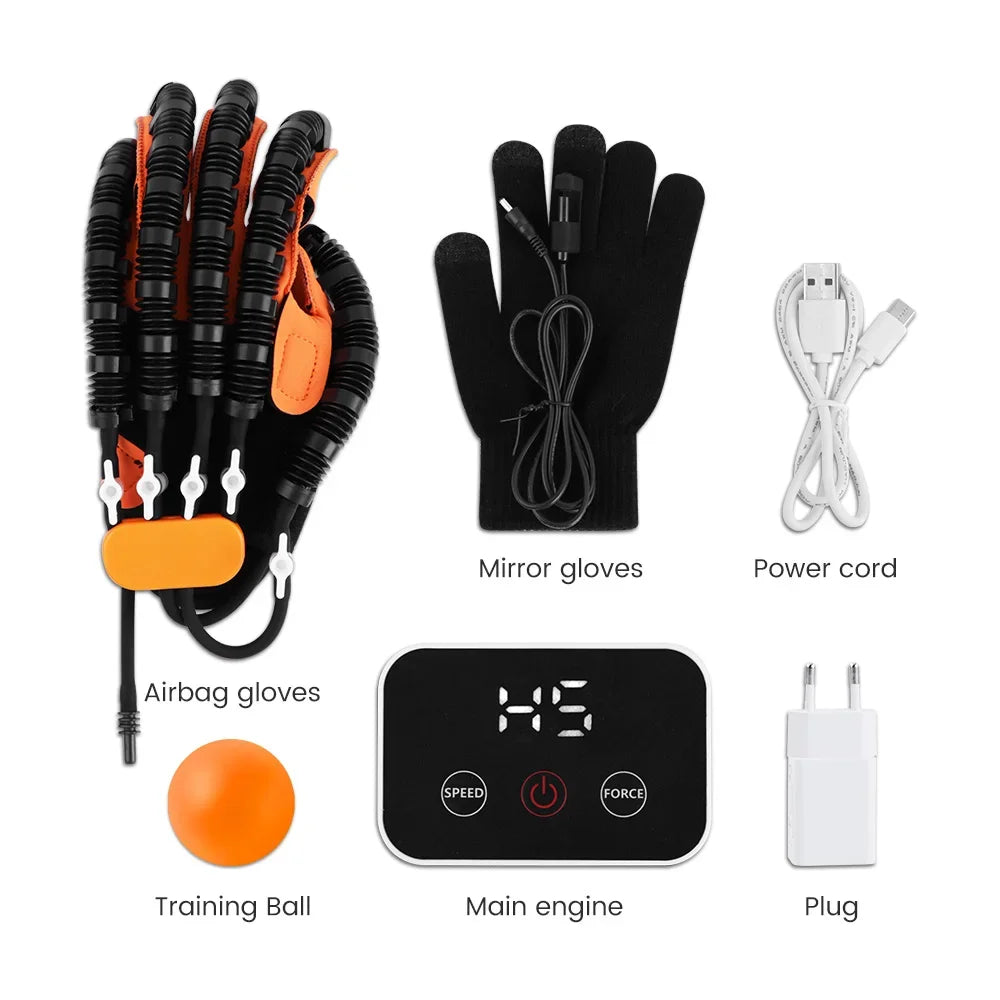 Hand Rehabilitation Robot Glove – Stroke Recovery Finger Training Device for Hemiplegia & Hand Therapy Exercises