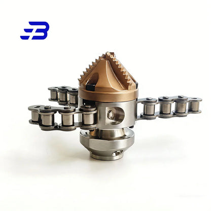 High-Pressure Sewer Cleaning Nozzle - Rotating Diamond Tip Drain Cleaner for Grease & Pipeline Blockages