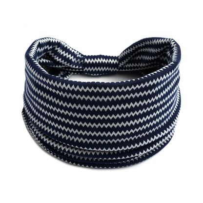 Bohemian Wide Cotton Stretch Headband for Women – Turban Headwrap, Bandage Hairband, Bandana Hair Accessories
