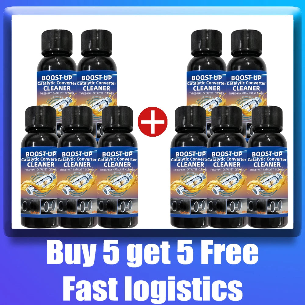 3PCS Car Engine Cleaner Additive Set – Fuel System, Catalyst & Accelerator Cleaner for Deep Engine Cleaning & Performance Improvement, New Generation Formula