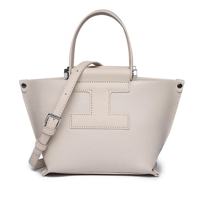Luxury Cowhide Women’s Tote Bag – High-Quality Genuine Leather Shoulder and Crossbody Handbag, Fashionable Sac A Main