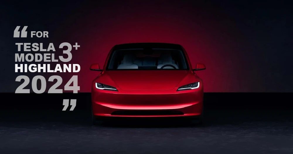 Tesla Model 3 Highland 2024 TPE Trunk Mats – Waterproof Front & Rear Layered Carpet Pads