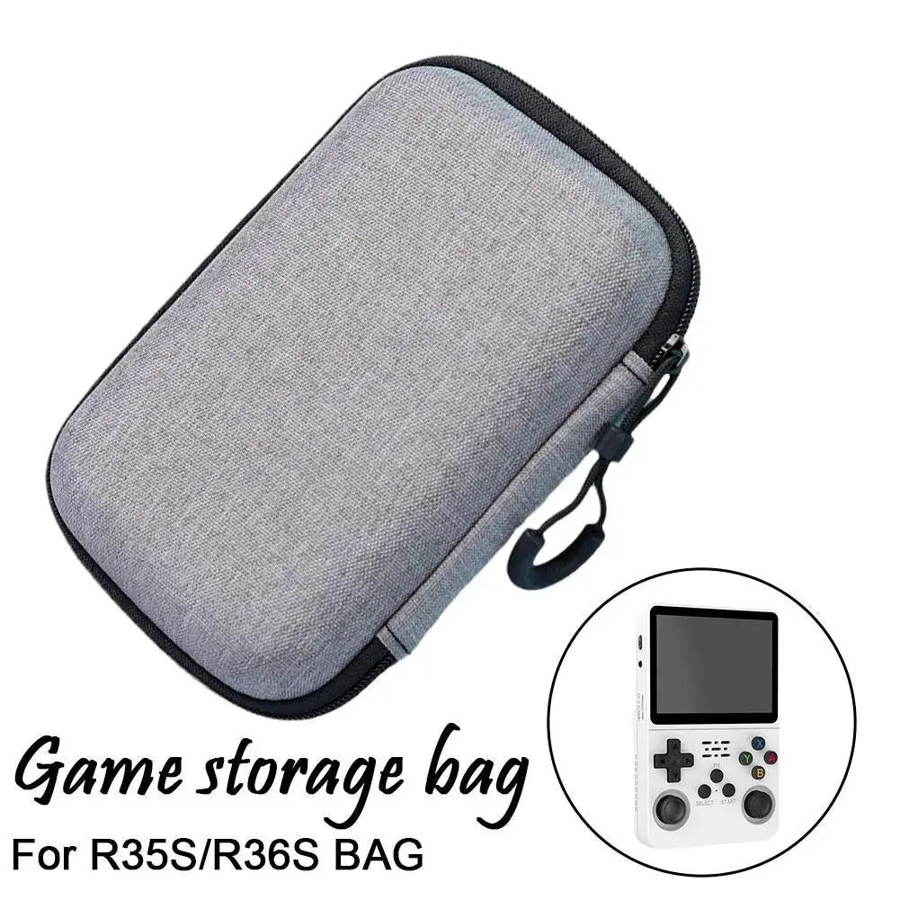 EVA Hard Storage Bag for R36S/R35S Game Console - Portable Protective Case, Scratch-Resistant, Anti-Fall - Essential Game Accessories