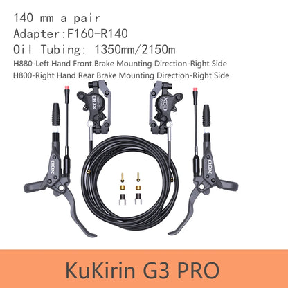 XOD H800/H880 Hydraulic Disc Brake - Hydraulic Oil Brake System for KUKIRIN G2 Master, G2 MAX and G2 Pro Electric Scooters