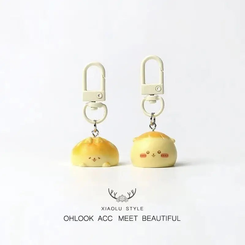 Chikawa Dessert Bread Keychain – Hachiware Usagi Rabbit Cute Foodie Backpack Pendant Accessory