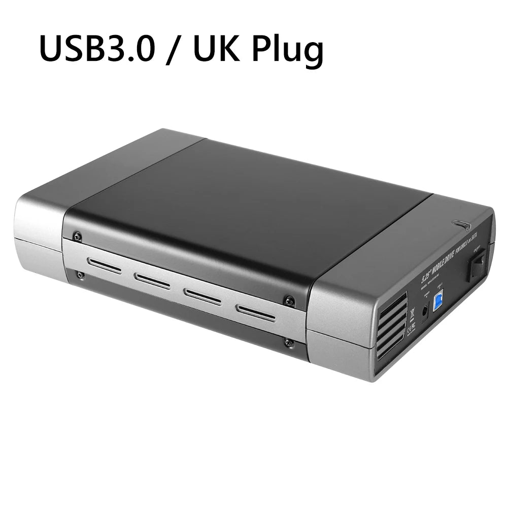 5.25-inch USB 2.0/3.0 SATA External Optical Drive Case – Enclosure Adapter for Windows, Mac & PC
