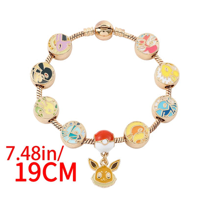 Pokémon Cartoon Bracelet - Adjustable Alloy Anime Bracelet Gift for Fans