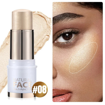 Highlighter Stick – Brightening Skin Tone, Contouring, Natural Stereo Concealer & Multi-Purpose Blush Stick