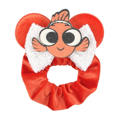 Velvet Mouse Scrunchies - Cute Elastic Ponytail Holders & Hair Accessories for Girls