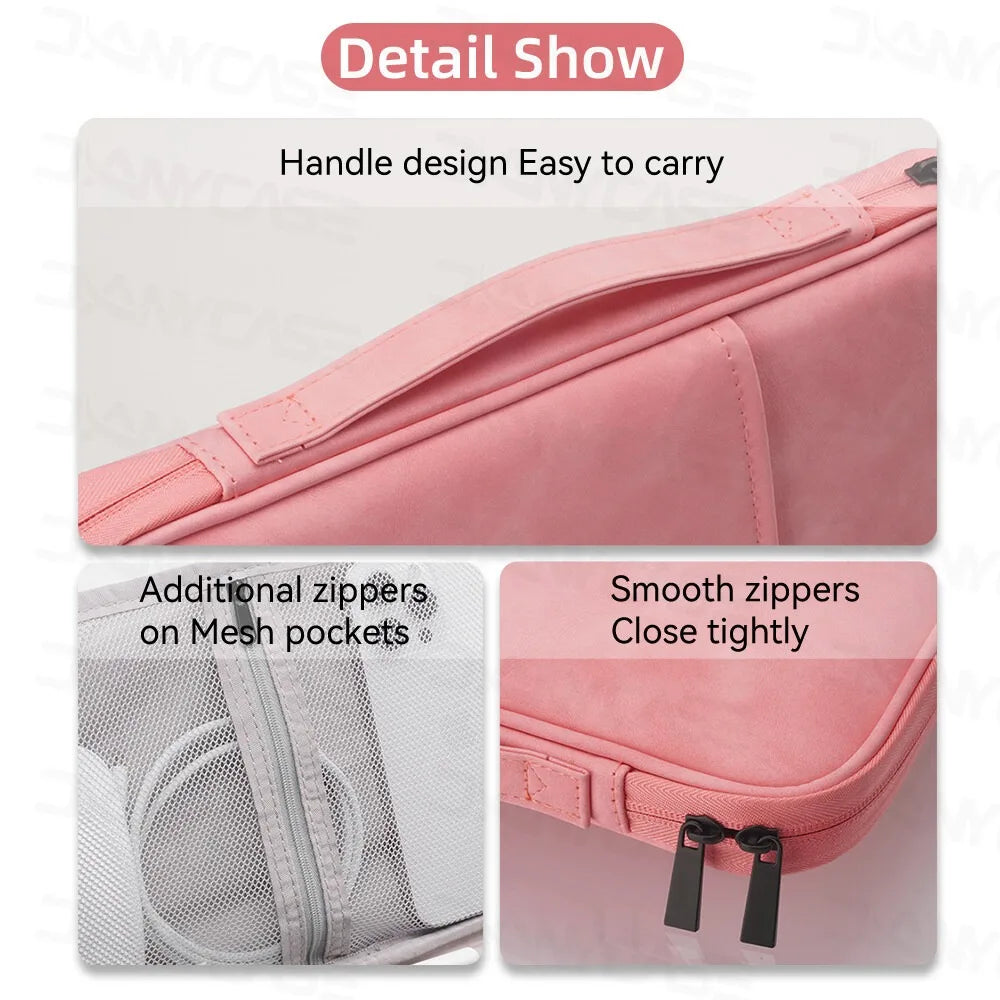 Waterproof Padded Tablet Carrying Case 11-13 inch – Protective Travel Bag for iPad & Samsung Tablets