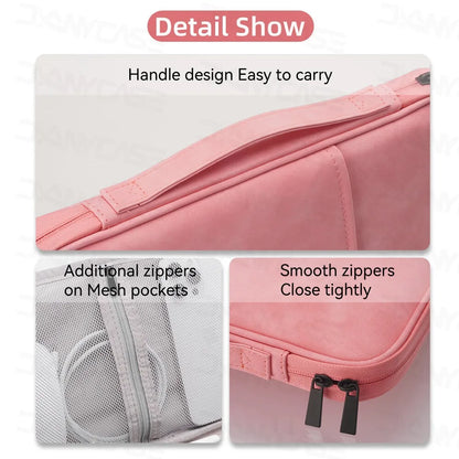 Waterproof Padded Tablet Carrying Case 11-13 inch – Protective Travel Bag for iPad & Samsung Tablets