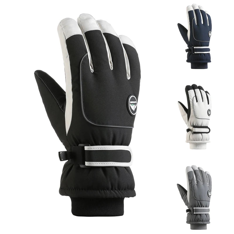 Men’s Waterproof Winter Ski Gloves – Thermal Touchscreen Cold Weather Gloves for Skiing, Cycling & Outdoor Sports