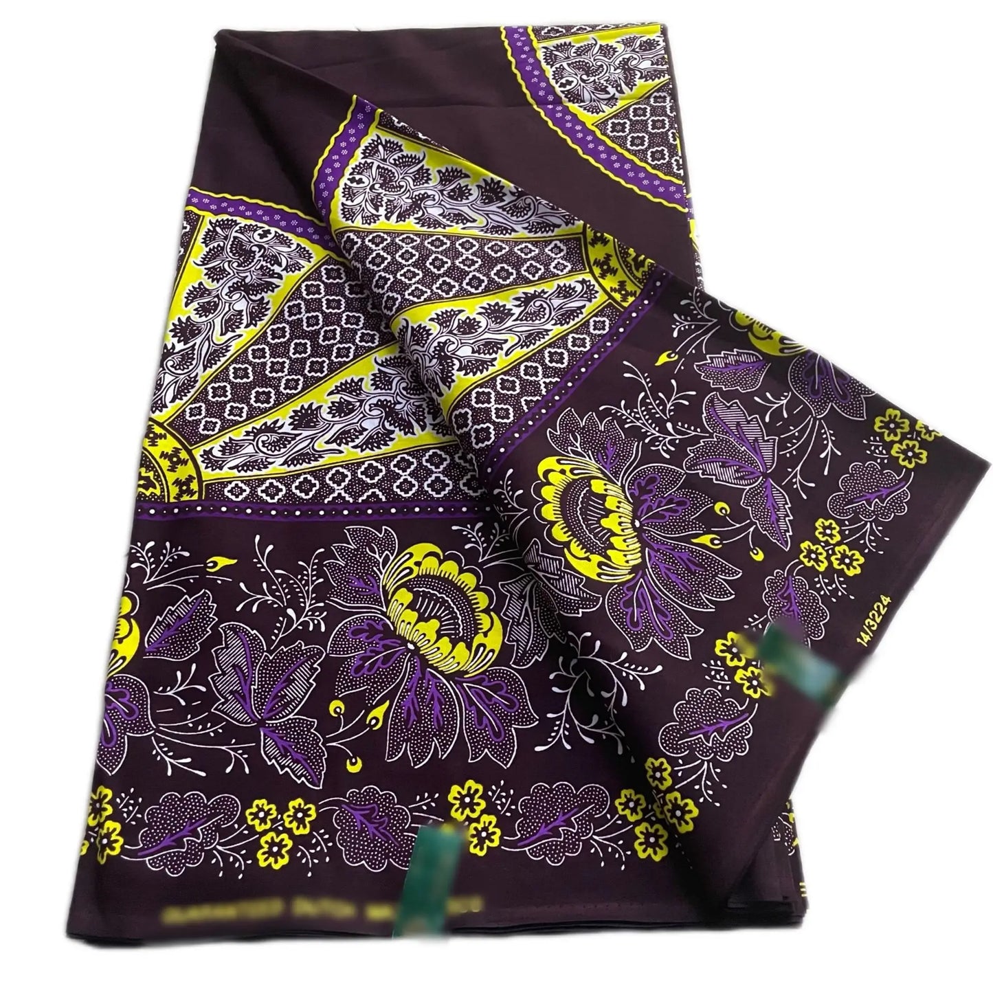 Ankara Wax Print Fabric - 100% Cotton Soft African Pagne Fabric for Dresses & Sewing