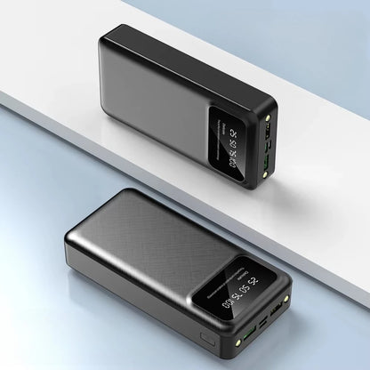 50000mAh Power Bank - Large Capacity Portable Battery Charger with LED Display USB Fast Charging for iPhone & Xiaomi
