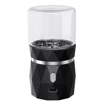 SMO Portable Electric Tobacco & Herb Grinder – Dry Grass Crusher Machine with Intelligent Touch Smoke Prevention