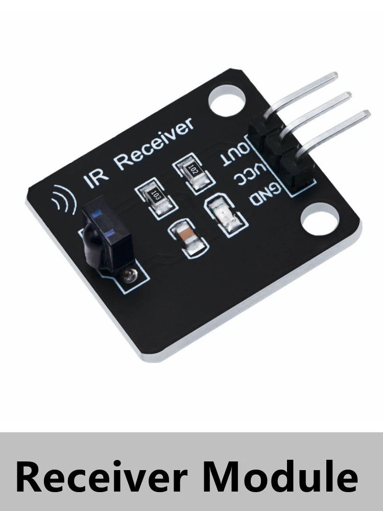 BS 1Set IR Infrared Transmitter & Receiver Module – 38kHz Digital Sensor with Remote Control for Arduino