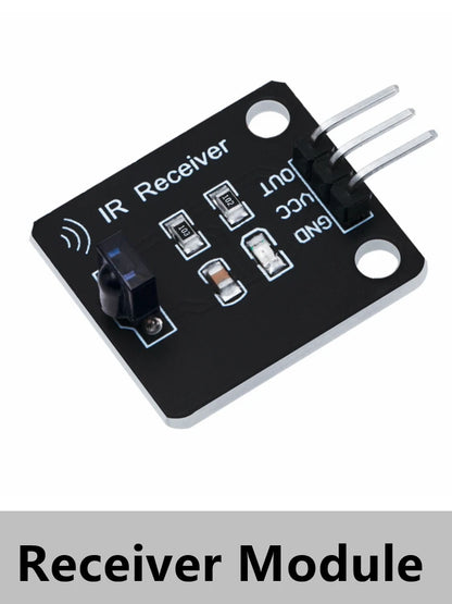 BS 1Set IR Infrared Transmitter & Receiver Module – 38kHz Digital Sensor with Remote Control for Arduino