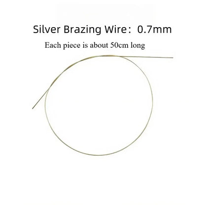Silver Solder Wire Sheet - Jewelry Repair Welding Supplies for Rings & Bracelets DIY Crafts