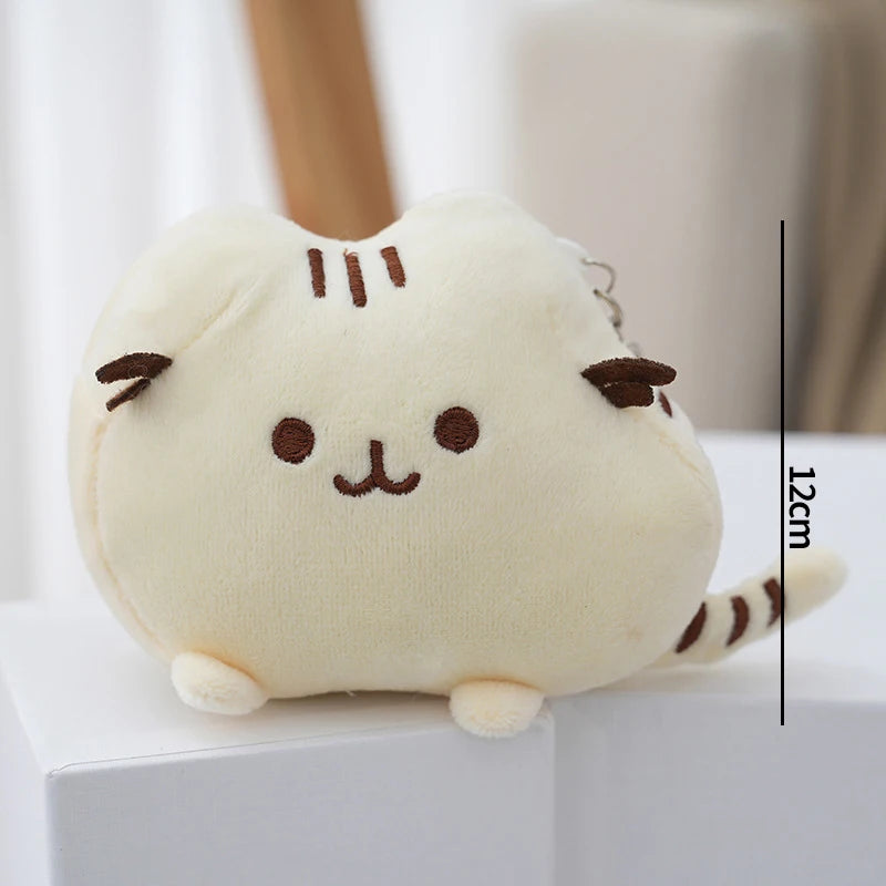 Cute Cat Plush Doll - Anime Ice Cream, Pizza, and Cake Stuffed Toy for Desk, Bedroom Decor, Birthday and Christmas Gifts